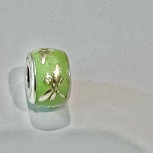 Brighton green Dragonfly bead